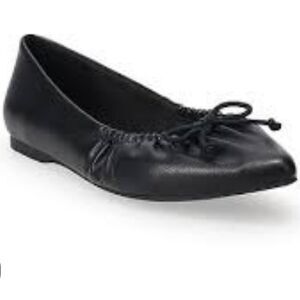 LC Lauren Conrad Norita Black Women's Ballet Flats